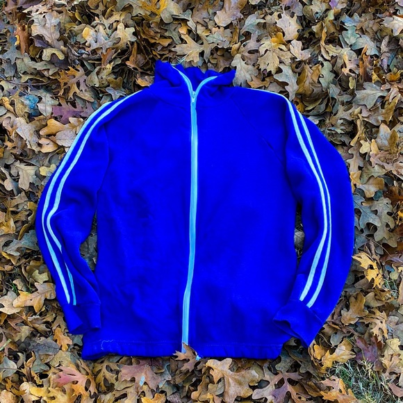 Vintage Blue Track Jacket - Picture 1 of 4